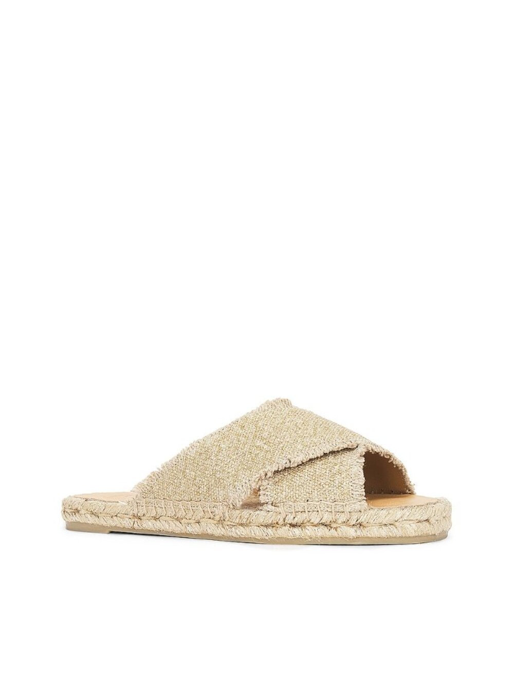 Castaner Palmera Sandal in Oro Claro tan slide slip on